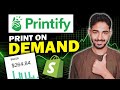 How to use printify to make 100day print on demand urdu  
