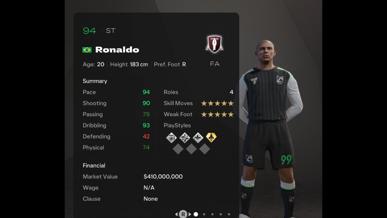 FC25 - How to add icons into existing career by Live Editor 25.3.3