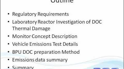 Monitoring NO2 Production of a Diesel Oxidation Catalyst