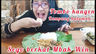 Makan siang hari ini, Sego berkat Mbak Win, khas wonogiri