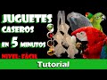 Tutorial para hacer juguetes caseros para loros en menos de 5 minutos.