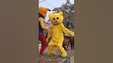Nagin dance Teddy bear public reaction short video 😝🤣 #publicreaction #taddyvideo #youtubeshorts