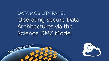 Operating Secure Data Architectures via the Science DMZ Model - Panel Discussion