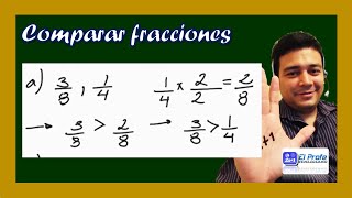 Cómo comparar fracciones con diferentes denominadores - PRIMARIA