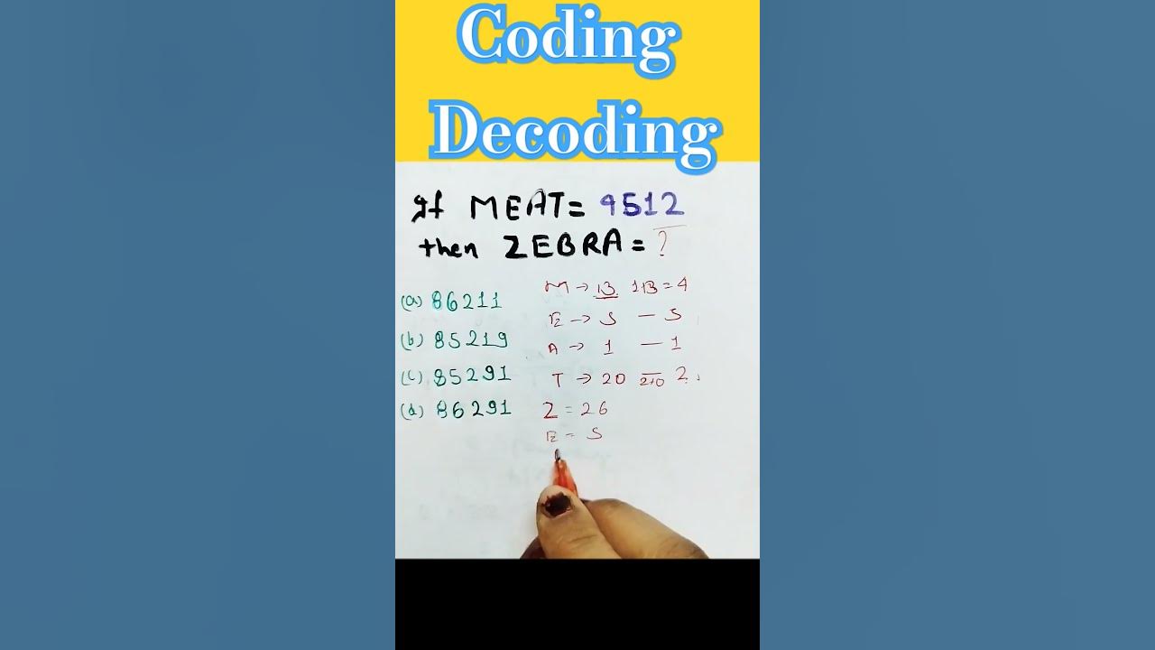 Coding Decoding Tricks🔥🔥#reasoning_trick #easytrick #shorts - YouTube