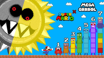 Mario & Numberblocks Escape Mega Grrrol Gold x Silver Calamity!