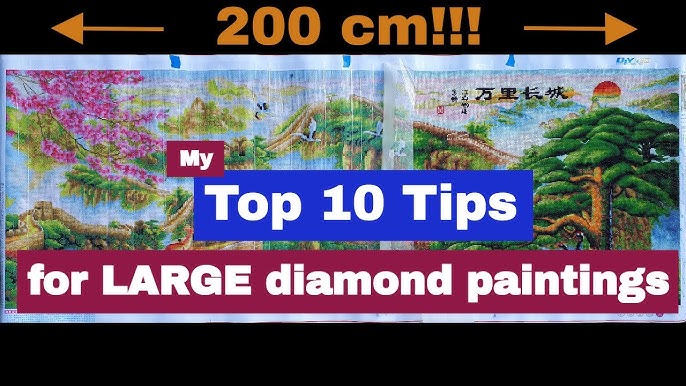 Pretty Neat Creative. How To Work With Large Diamond Painting Canvas. Tips  And Tricks 