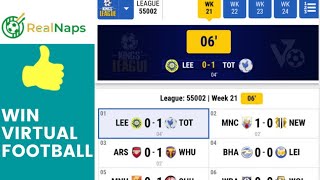 How to get FREE winning predictions on Betking virtual football for mobile phones -realnaps.com screenshot 3