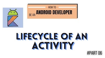 The lifecycle of an activity on android studio. Android Kotlin for beginners.