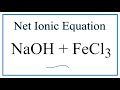 Net Ionic Equations and Electrolytes