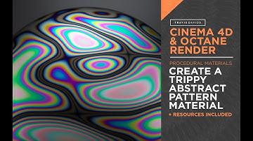 Cinema 4D & Octane Render - Create A Procedural Trippy Abstract Pattern Material