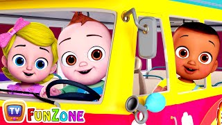 color song the wheels on the bus chuchu tv funzone nursery rhymes toddler videos