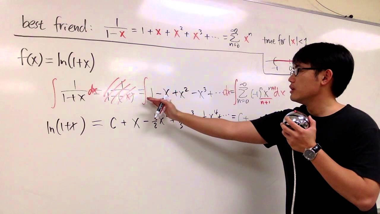 Ln 1 9. Taylor Series Ln(1+x). Calculus Series. History of derivatives Math.