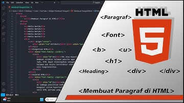 CARA MEMBUAT PARAGRAF DI HTML || BELAJAR HTML PEMULA || TUTORIAL HTML 01