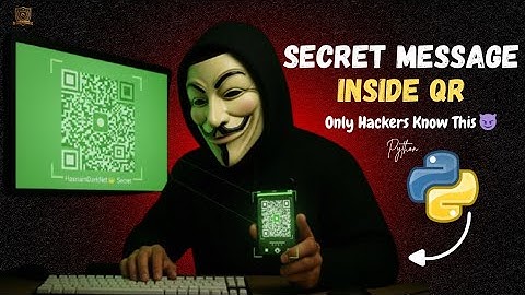 How Hackers Hide Messages Inside QR Codes !