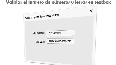 Excel vba Permitir solo numeros y letras en textbox