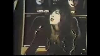 KISS - Paul Stanley on Channel 4 News in Indiana - 1978