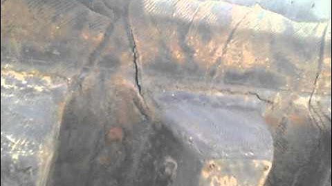 Kevlar coating on Quadtrac Goodyear tracks cracking. Should I be worried?