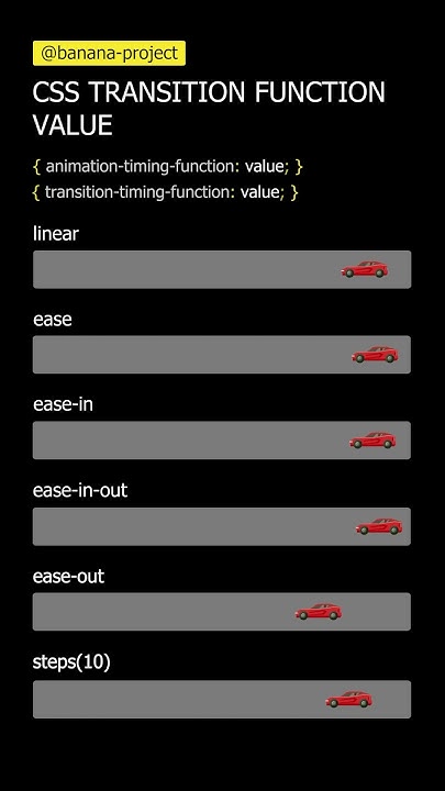 Css transition function value 💛💪 - YouTube