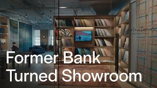 Step Inside A Former Bank Transformed Into A Luxury Carpet Showroom