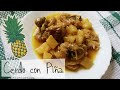 Chuletas en Salsa de PIÑA |cerdo agridulce super rico y fácil 🍍