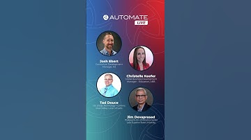 Automate LIVE for educators & students #Automation #Automate2025