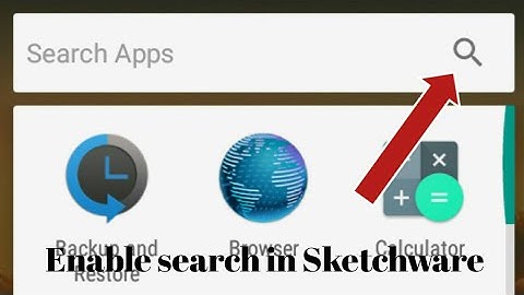 Enable search in Sketchware
