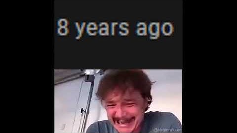 Pedro pascal crying meme