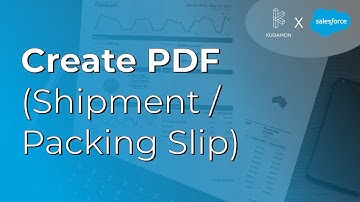 Create PDF (Shipment / Packing Slip) #billing