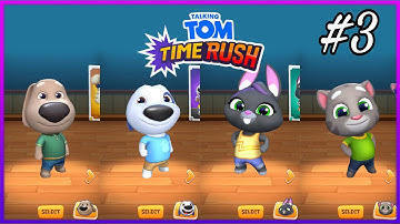 TALKING TOM TIME RUSH - WALKTHROUGH GAMEPLAY | PART - 03 | WHO IS BEST | ENJOY ANDROID ( IOS ) GAME