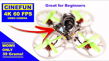 Eachine CINEFUN Drone - Only 39 grams & has a 4K 60 FPS Camera!  Review