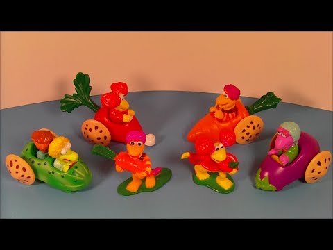 マクドナルド　チェンジャブル　1987年製　フルコンプ　6体　ミールトイ 1987年・マクドナルドハッピーミールトイ・フードチェンジブルズ
