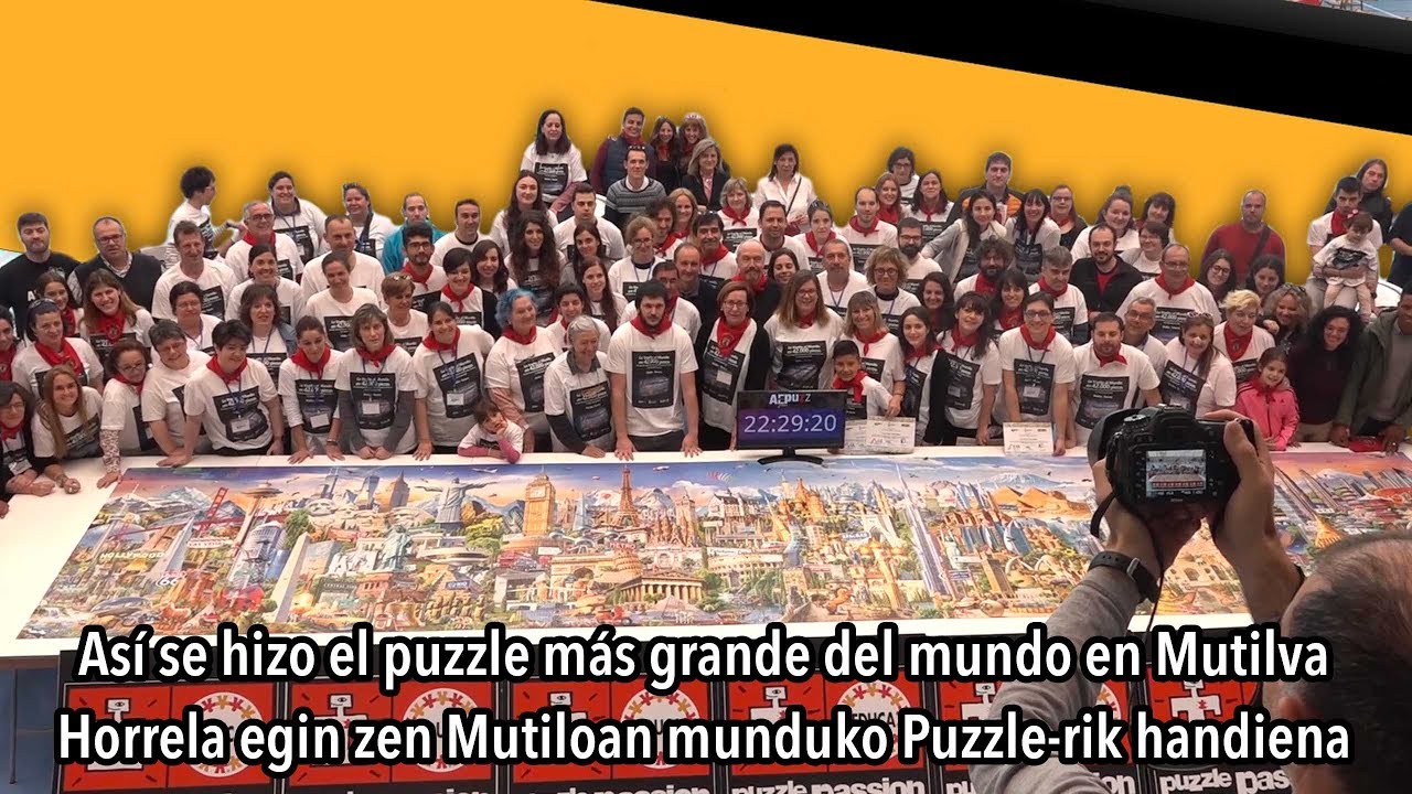 se puzzle más grande del mundo en - YouTube