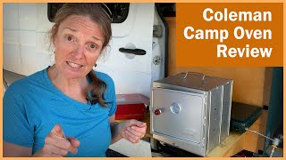 COLEMAN CAMP OVEN REVIEW - First Impressions of this Portable Folding Camp Oven #colemanstove