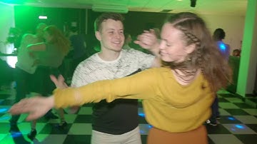 DJ Agent Smith Party. Andrew Kuznetsov & Anna Cherneykina. Zouk improvisation.