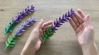 Easy Origami Flower Lavender / Paper Lavender Flower 😍