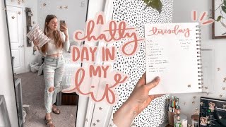 chatty *productive* college vlog! | creating content, my new notebook, what i ate today & more! screenshot 2