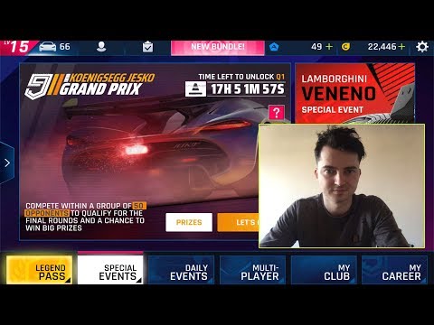 стрим асфальт 9 Grand Prix Koenigsegg Jesko играем гран при собираем чертежи