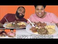 THANKSGIVING WITH THE LASSITERS! FRIED RIBS, MAC N CHEESE & MORE