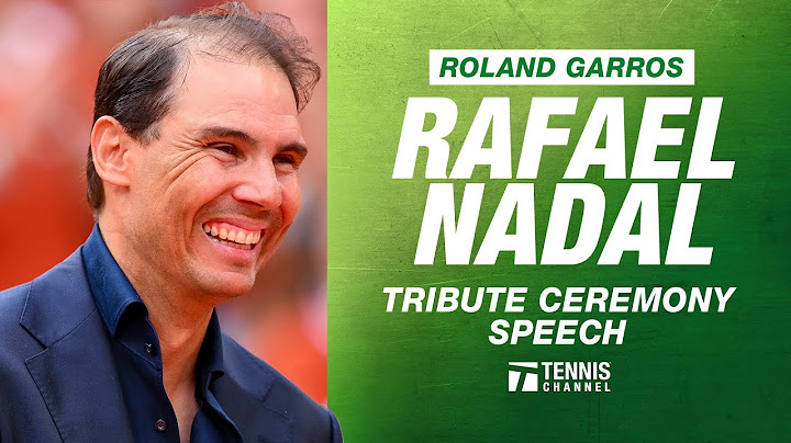 Rafael Nadal Full Speech at Tribute Ceremony | 2025 Roland Garros