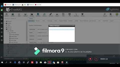 FreeNAS 11 Create Volumes