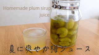 梅シロップ　[自家製 梅ジュース]　暑い夏に爽やか　Home made plum sirup