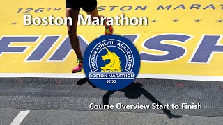 Boston Marathon | Course Overview Start to Finish