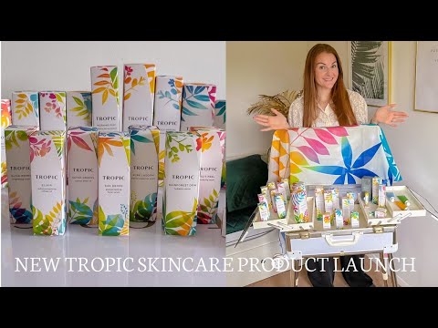 NEW TROPIC SKINCARE PRODUCT LAUNCH | Certified Organic & Refillable, Reusable, Recyclable Packaging