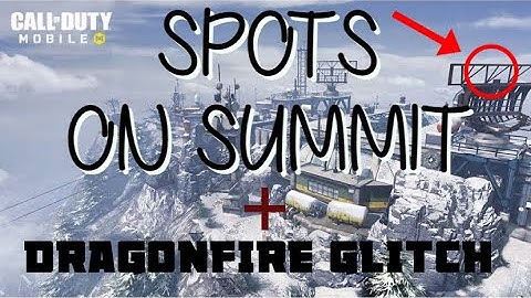 TOP 5 SECRET SPOTS + DRAGONFIRE GLITCH ON SUMMIT (COD MOBILE)