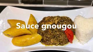Sauce gnougou au chou kale