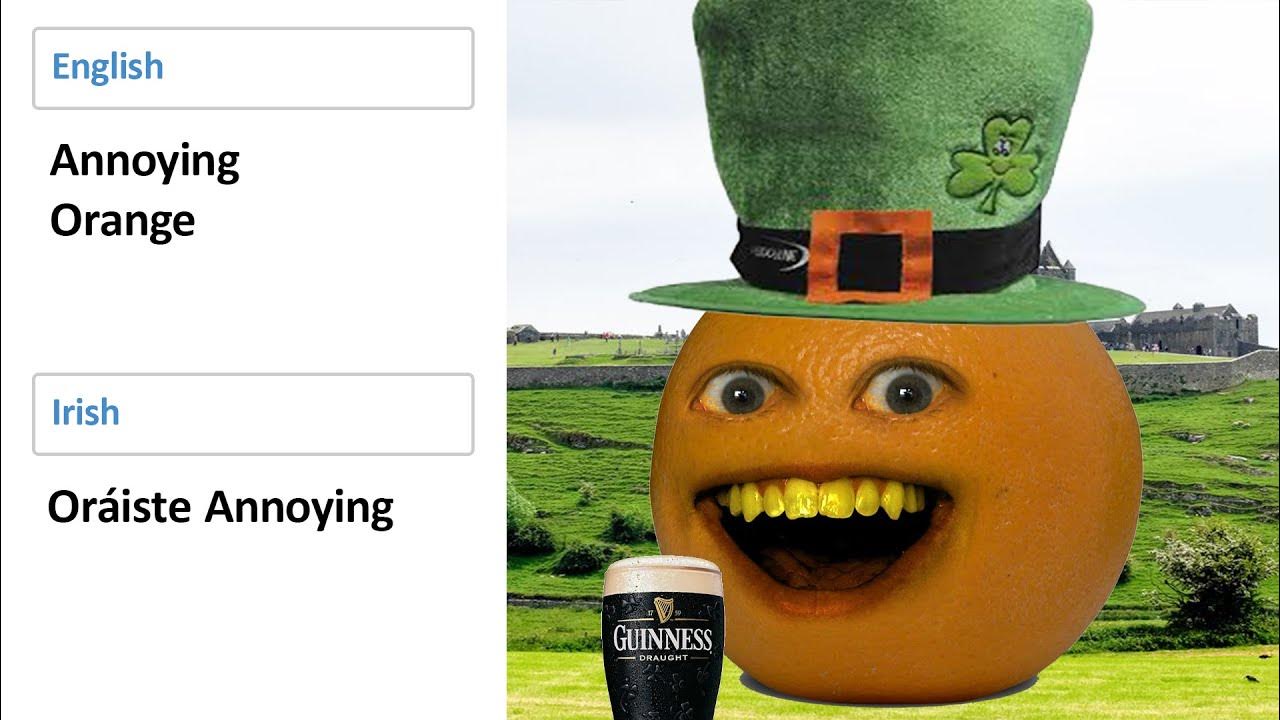 Annoying Orange in different languages meme YouTube