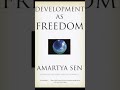 Desarrollo y libertad, Amartya Sen