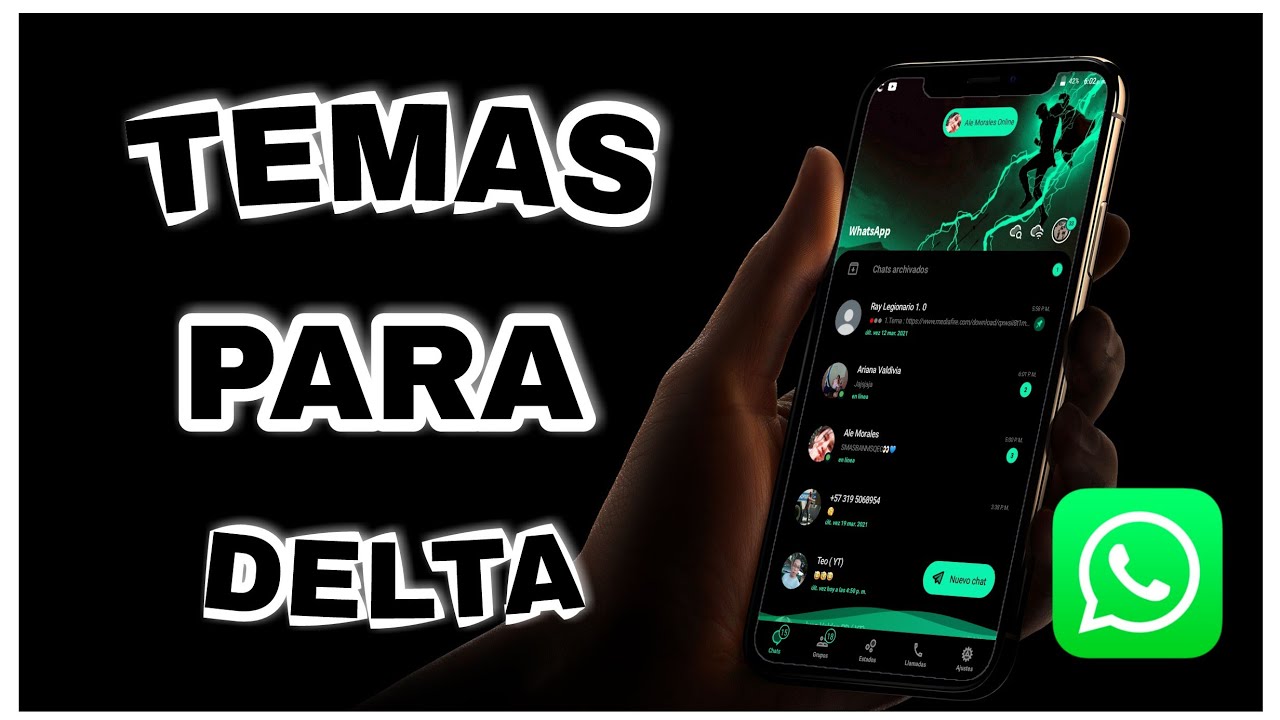 ✅ TEMAS Para DELTA WhatsApp 2021 🚀