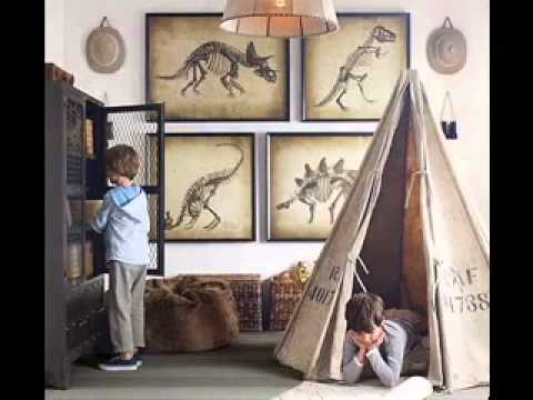 Dinosaur room decor ideas - YouTube